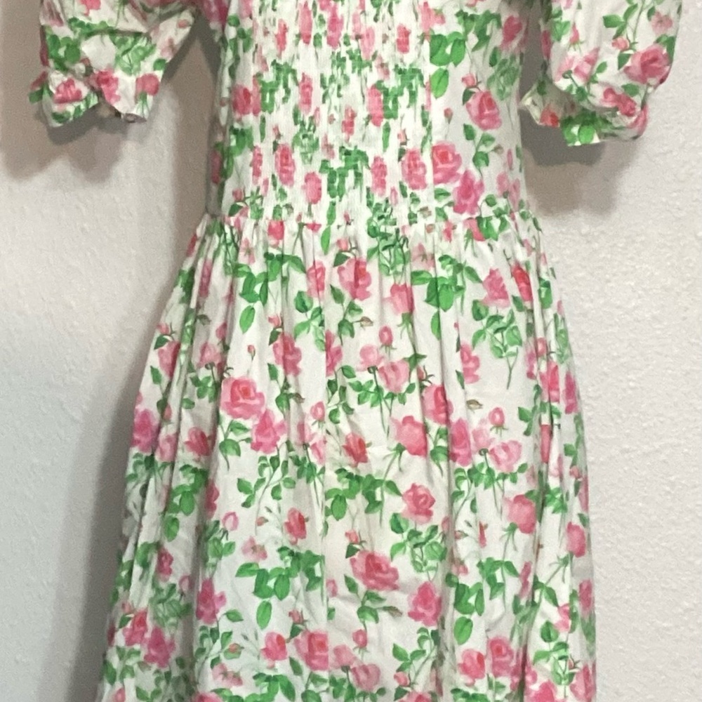 Hill House The Ophelia pink Rose dress size XL - Picture 5 of 11